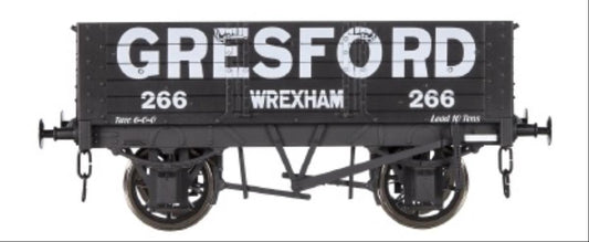 Dapol 5 Plank Wagon 9ft Wheelbase Gresford Wrexham 266 O Gauge DA7F-052-012