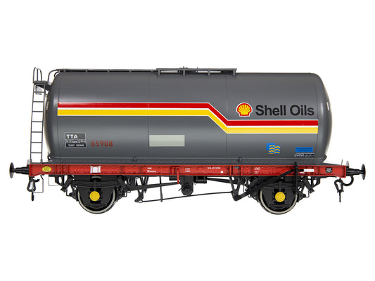 Dapol 7F-064-005  45t TTA Tank Wagon Shell Oils Dark Grey w/Stripe 65908 O Gauge