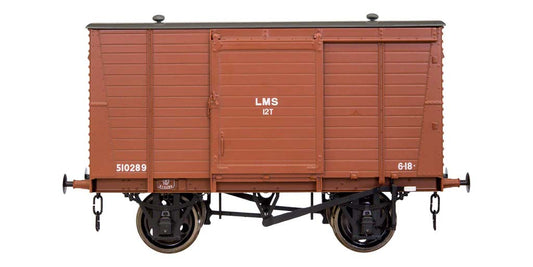 Dapol 7F-065-002  LMS Standard 12t Van Bauxite 510289 O Gauge