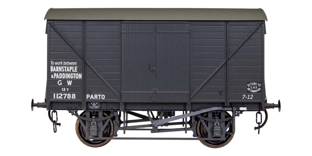 Dapol 7F-066-003  GW Standard 12t Van Parto Grey 112788 O Gauge