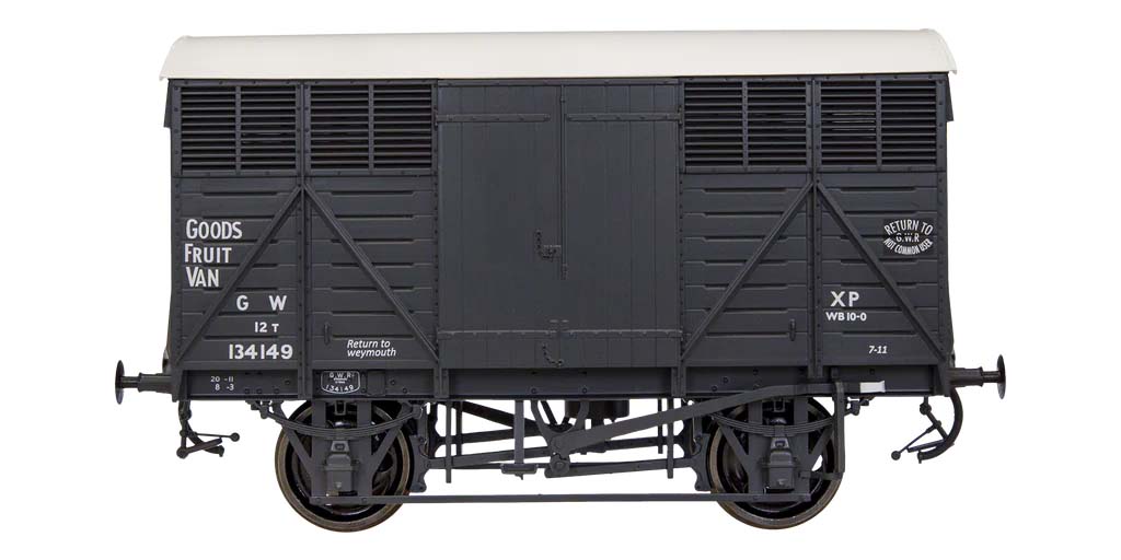 Dapol 7F-067-001  GW Fruit A Van Grey 134149 O Gauge