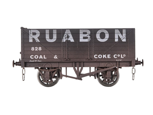 Dapol 7 Plank Wagon Ruabon 821 Weathered O Gauge DA7F-071-030W