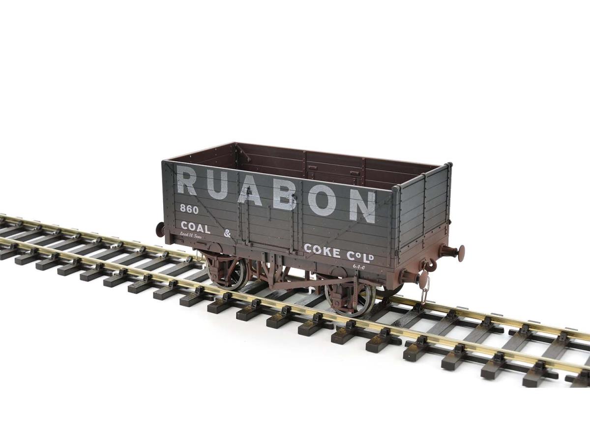 Dapol 7 Plank Wagon Ruabon 860 Weathered O Gauge DA7F-071-031W