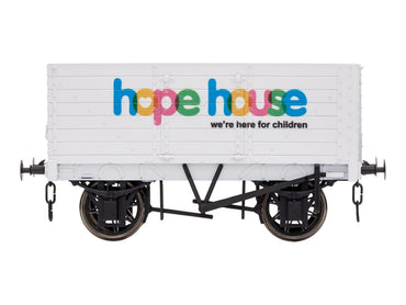 Dapol 7 Plank Wagon 9' Wheelbase Hope House Hospices Weathered DA7F-073-024W