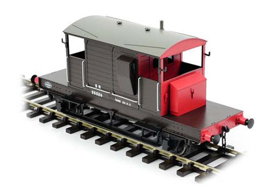 Dapol SR Pill Box Brake Van 55526 SR Brown/Red Small Letters O Gauge