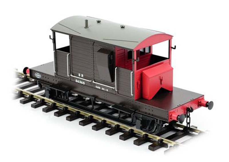 Dapol SR Pill Box Brake Van 56365 SR Brown/Red Small Letters O Gauge