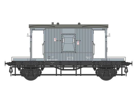 Dapol 20t Brake Van BR Grey B951509 DA7F-200-016 O Gauge