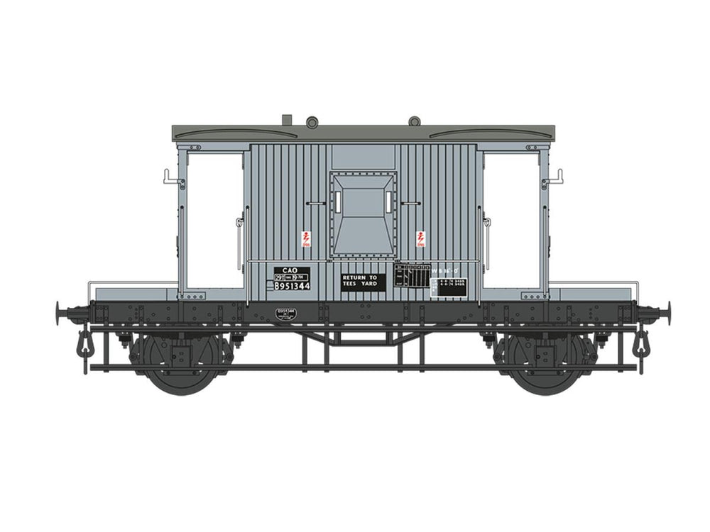 Dapol 20t Brake Van CAO BR Grey B951344 DA7F-200-017 O Gauge