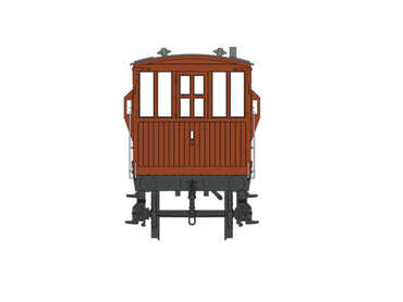 Dapol 20t Brake Van CAO BR Bauxite B951327 DA7F-200-018 O Gauge