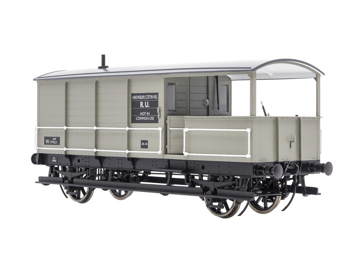 Dapol Toad 20t Brake Van (Diagram AA15) GWR Grey W17953 DA7F-300-003 O Gauge