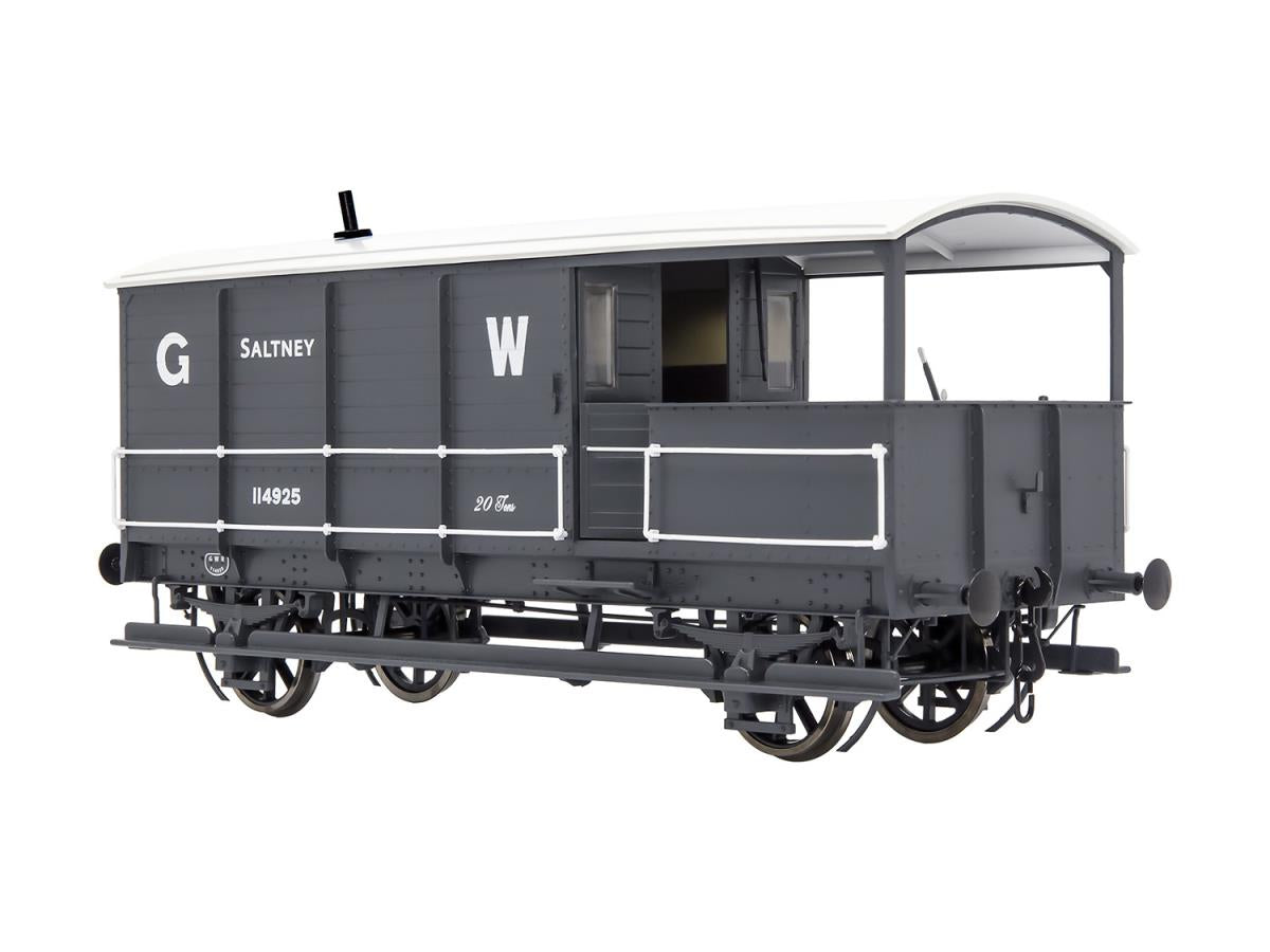 Dapol Toad 20t Brake Van (Diagram AA19) GWR Grey 114925 DA7F-300-005 O Gauge