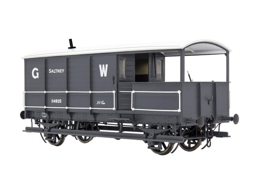 Dapol Toad 20t Brake Van (Diagram AA19) GWR Grey 114925 DA7F-300-005 O Gauge