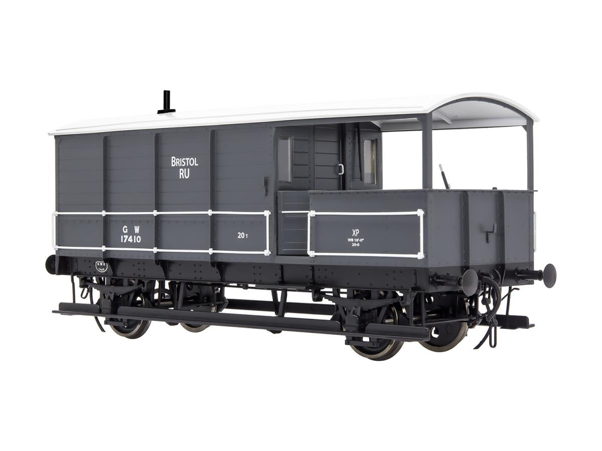 Dapol Toad 20t Brake Van (Diagram AA21) GWR Grey 17410 DA7F-300-007 O Gauge