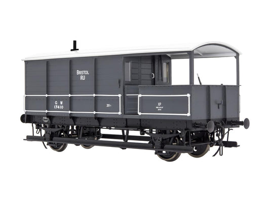 Dapol Toad 20t Brake Van (Diagram AA21) GWR Grey 17410 DA7F-300-007 O Gauge