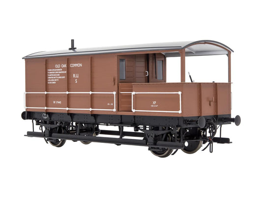 Dapol Toad 20t Brake Van (Diagram AA21) GWR Bauxite W17445 DA7F-300-008 O Gauge