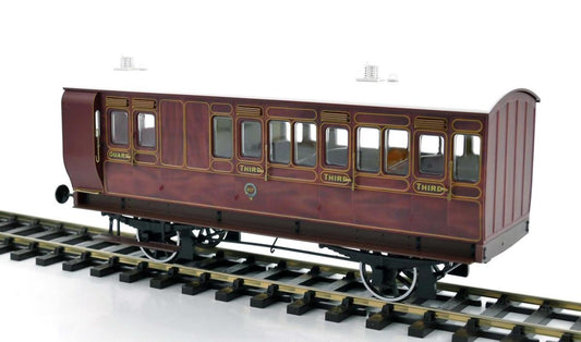 Dapol 7P-020-001  Stroudley 4whl Suburban Brake 3rd 917 Mahogany O Gauge