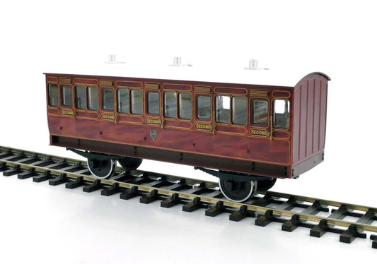 Dapol 7P-020-200L  Stroudley 4whl Suburban 2nd 507 Mahogany Lit O Gauge