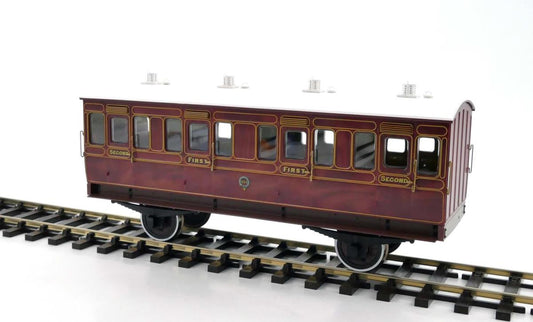 Dapol 7P-020-300  Stroudley 4whl Suburban Composite 404 Mahogany O Gauge