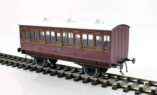 Dapol 7P-020-600D Stroudley 4wl Mainline 3rd 811 Mahogany Lit DCC-Fitted O Gauge