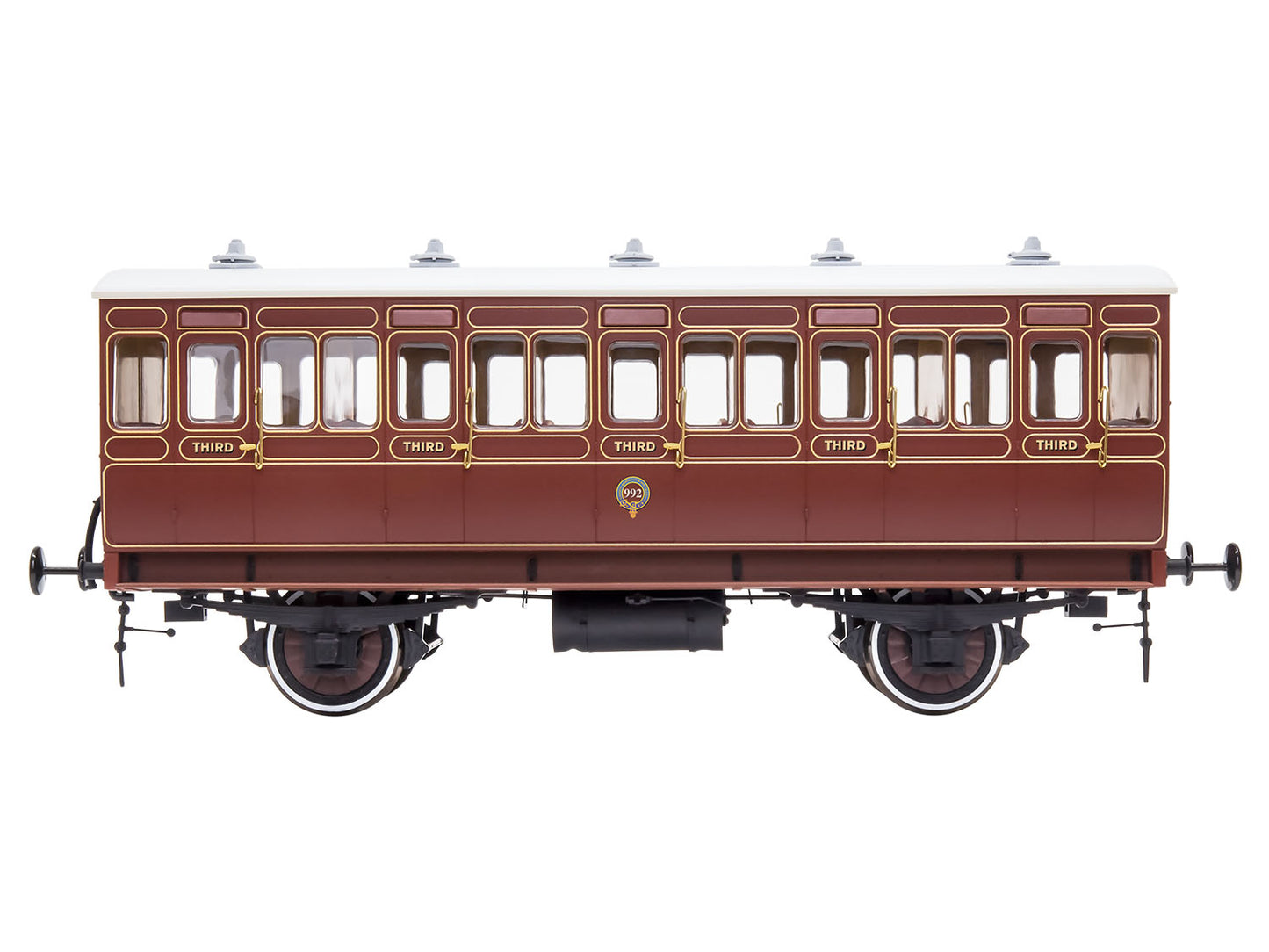 Dapol Stroudley 4whl 3rd Lined Brown 992 Lit (DCC-Fitted) DA7P-020-680D O Gauge