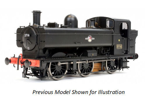 Dapol 57xx Pannier BR Late Black Unnumbered (DCC-Sound) O Gauge 7S-007-021US