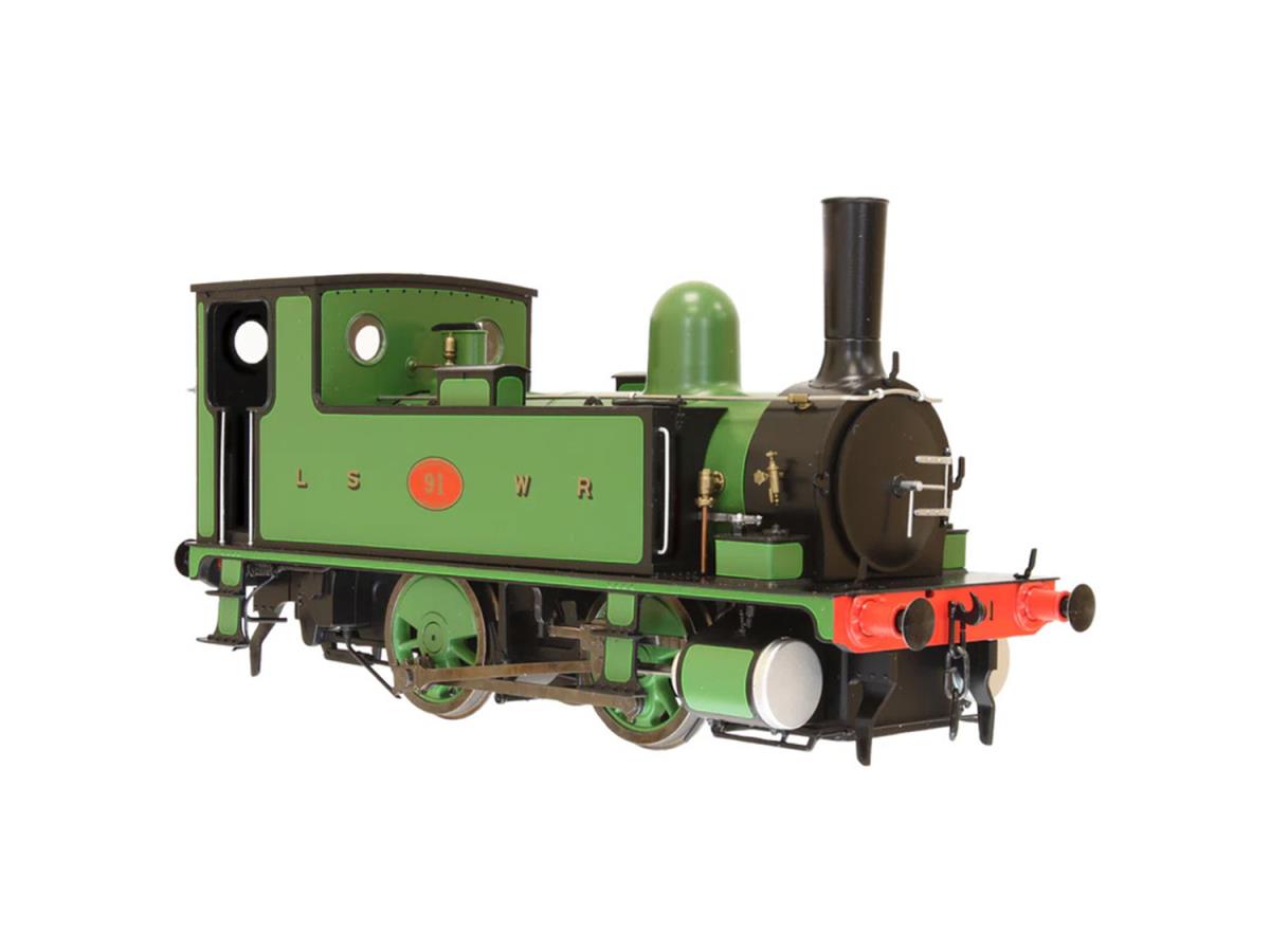 Dapol 7S-018-006  B4 0-4-0T Dock Tank 91 Lined Green O Gauge