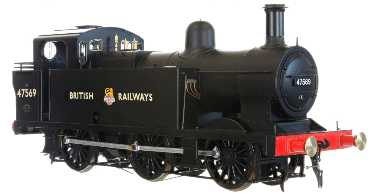 Dapol Jinty 3F 0-6-0 47569 BR Early Crest O Gauge DA7S-026-009