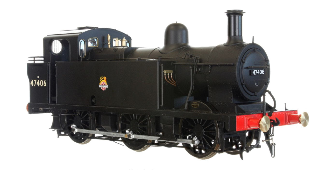 Dapol Jinty 3F 0-6-0 47406 BR Early Crest O Gauge DA7S-026-010