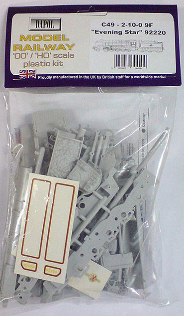 Dapol Kitmaster Evening Star 9F Static Locomotive Kit OO Gauge DAC049