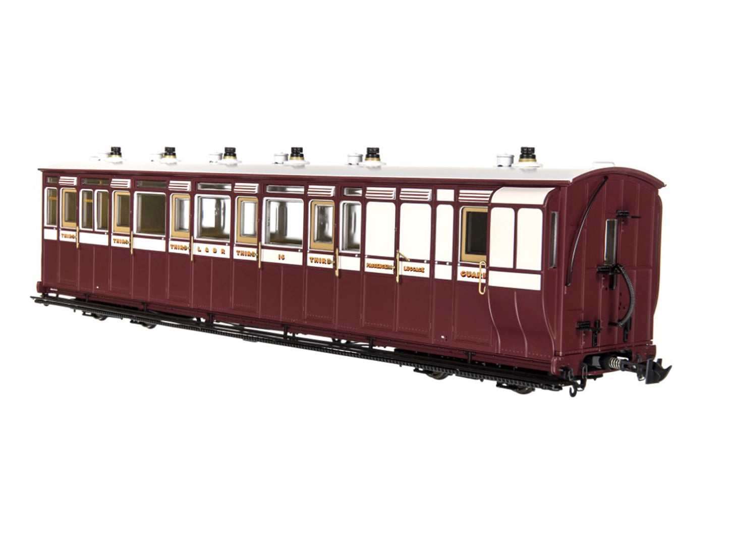 Lionheart 7NP-005D  L&B Brake 3rd Coach No.16 1901-1922 (DCC-Fitted) O Gauge