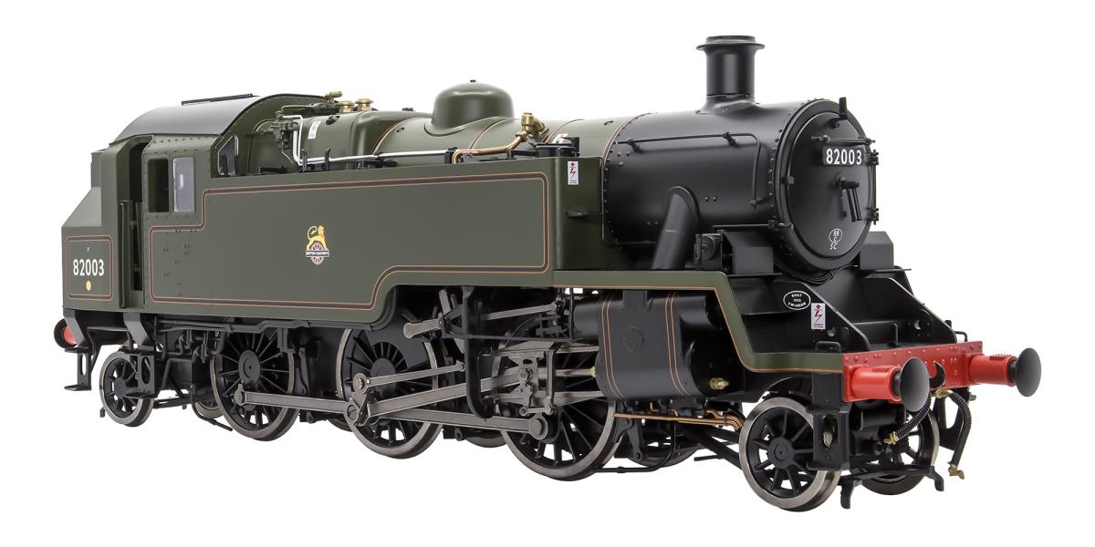 Lionheart 3MT 2-6-2T 82003 BR Lined Early Green (DCC-Fitted) DALHT-S-8206D O Gauge