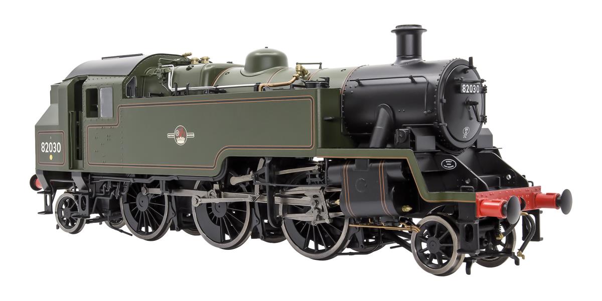 Lionheart 3MT 2-6-2T Unnumbered BR Lined Late Green (DCC-Fitted) DALHT-S-8208UD O Gauge