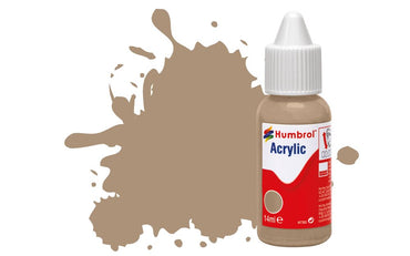 Humbrol No.72 Khaki Drill - Matt Acrylic Paint 14ml DB0072