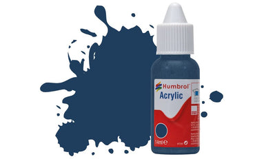Humbrol No.104 Oxford Blue Matt Acrylic Paint 14ml DB0104