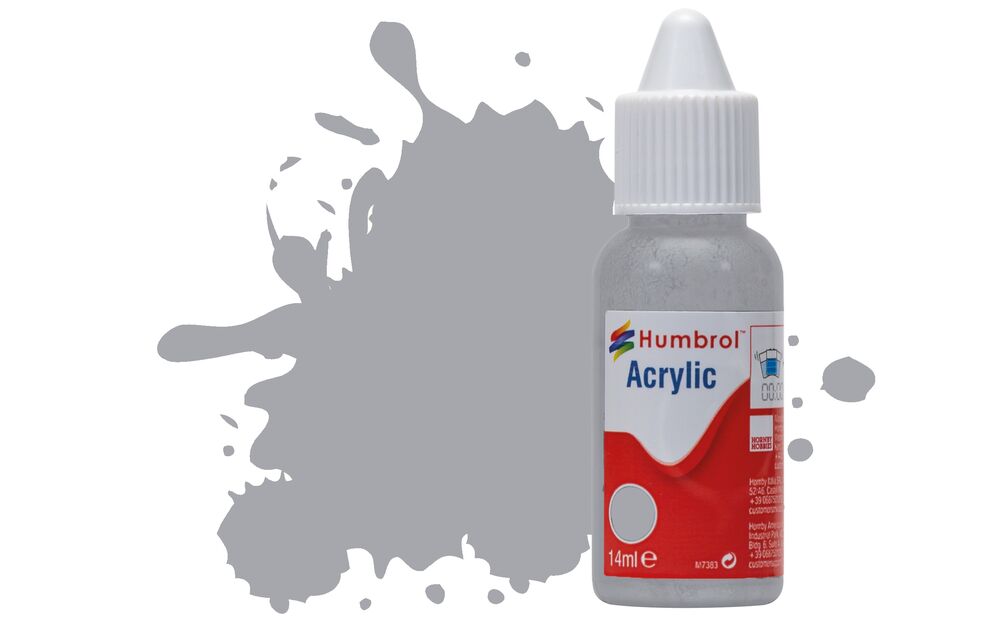 Humbrol No.165 Medium Sea Grey Acrylic Paint 14ml DB0165
