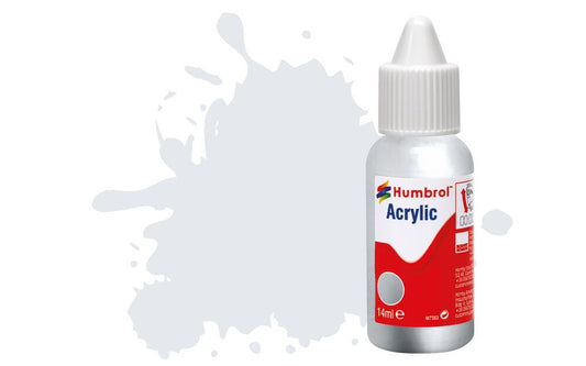 Humbrol No.191 Chrome Silver - Metallic Acrylic Paint 14ml DB0191