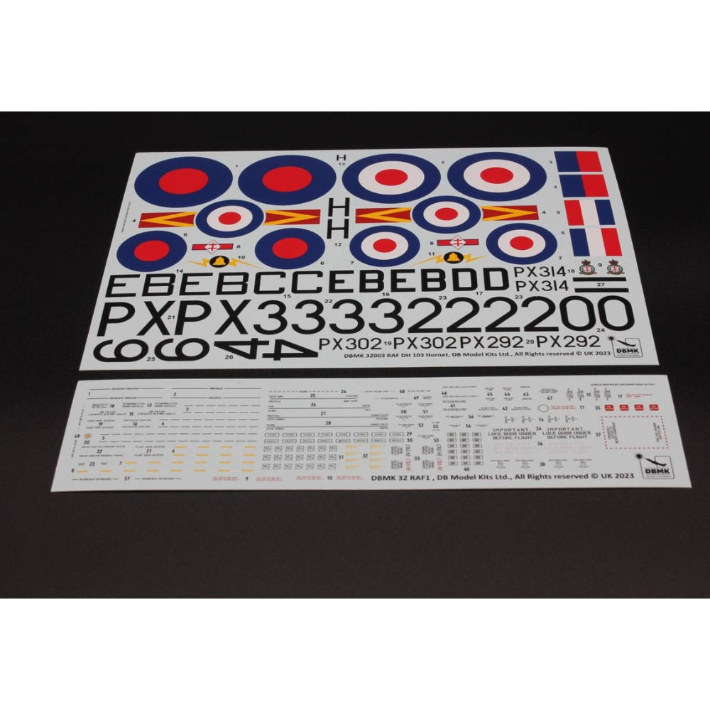 DBMK De Havilland DH.103 Hornet F. Mk.3 1:32 Model Kit DBMK32001