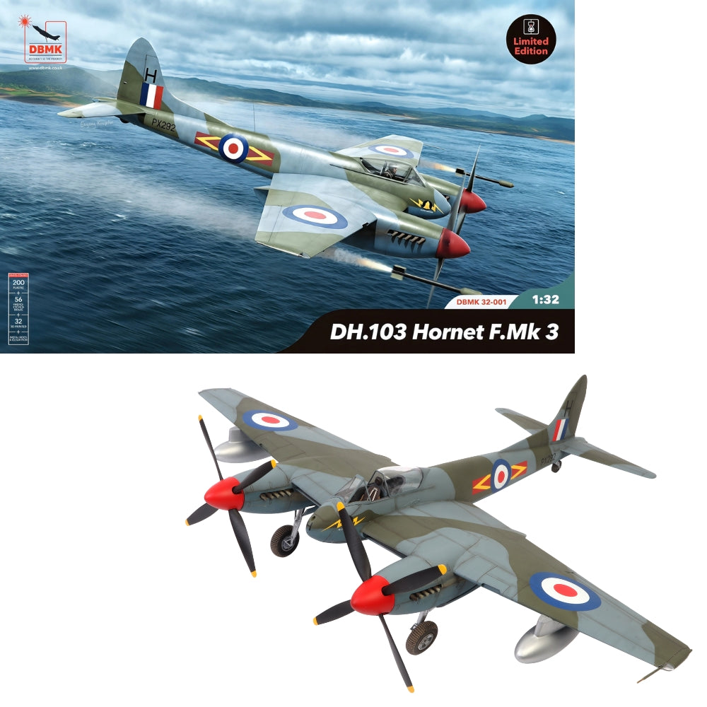 DBMK De Havilland DH.103 Hornet F. Mk.3 1:32 Model Kit 32-001 - Pre Order