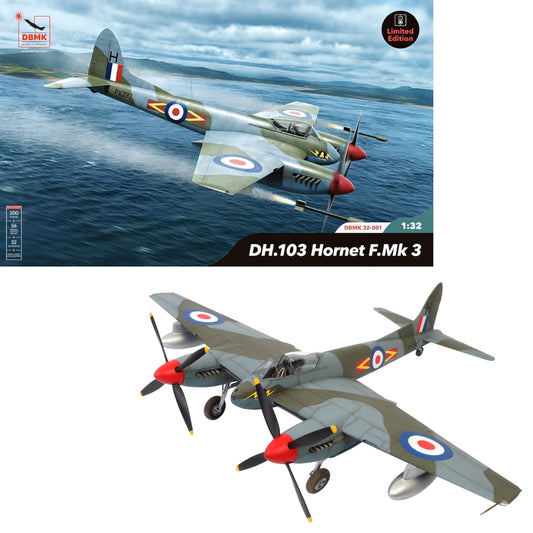 DBMK De Havilland DH.103 Hornet F. Mk.3 1:32 Model Kit 32-001 - Pre Order
