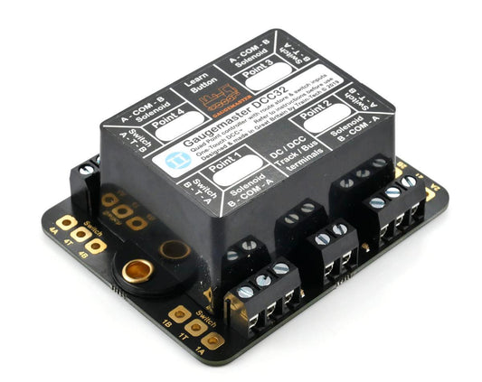 Gaugemaster Point Motor Decoder w/CDU 4 Way (Twin Pack) Multi Scale DCC32
