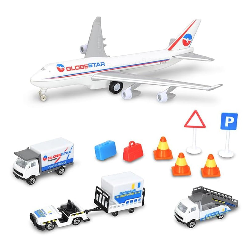 Dickie Airport Playset Toy w/Planes & Vehicles  203743001TMU
