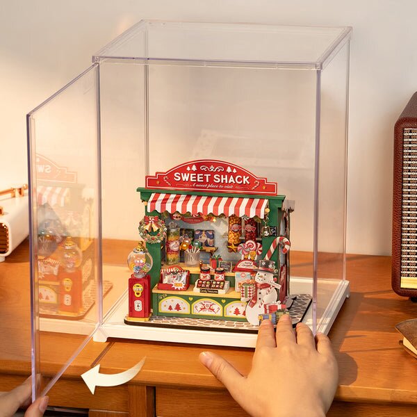 Rolife Clear Dustproof Display Case DF05L