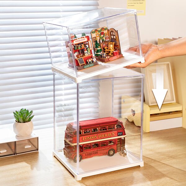 Rolife Clear Dustproof Display Case DF05L