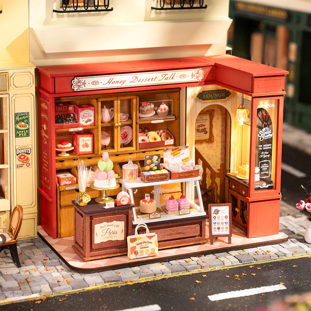 Rolife Honey Dessert Talk DIY Miniature Dollhouse Model DG168