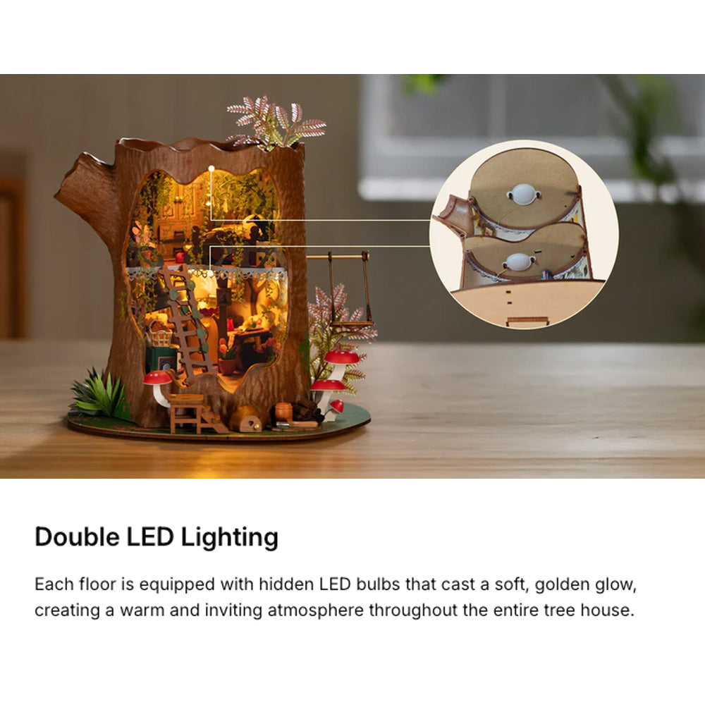 Rolife Fairytale Tree House DIY Miniature House Kit DG179