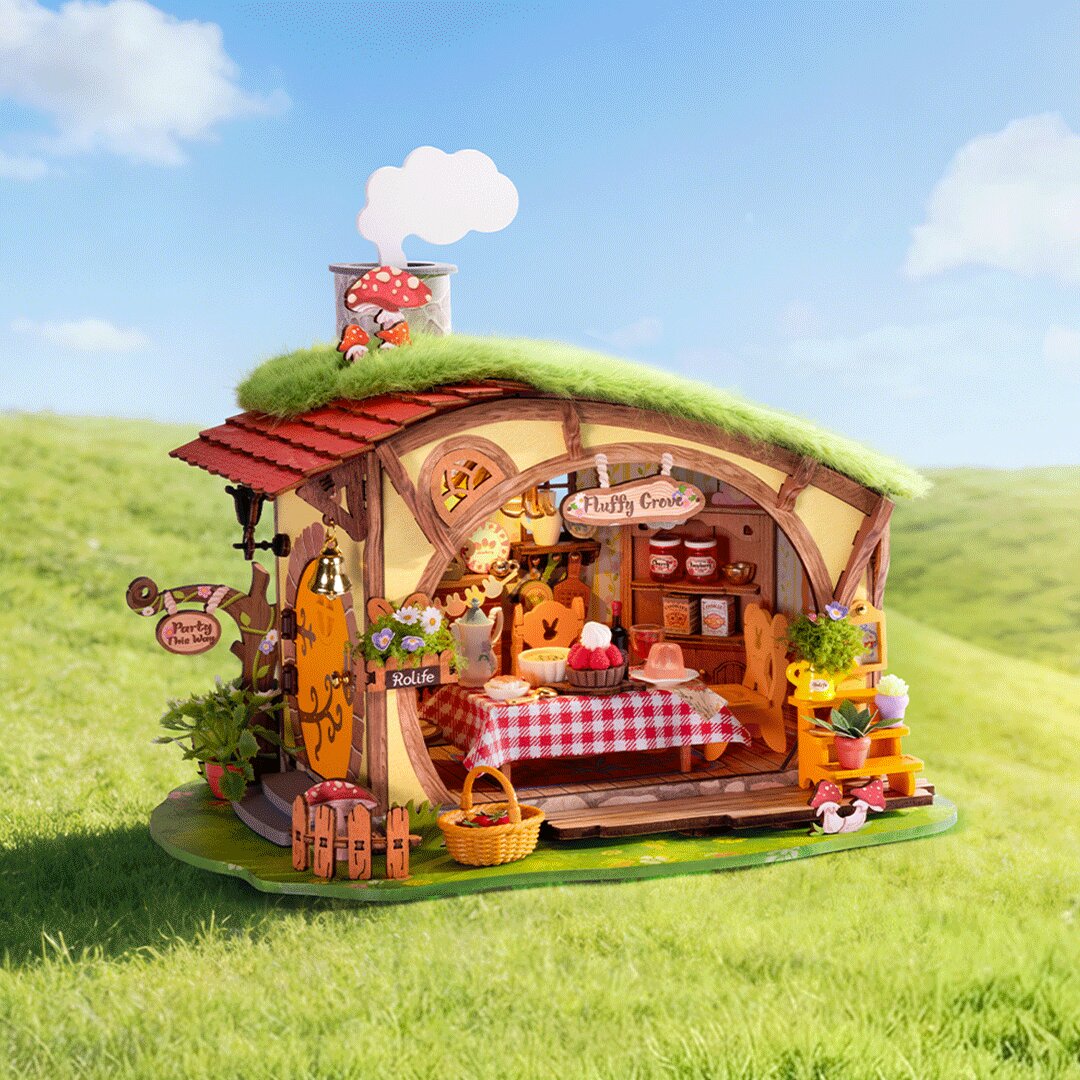 Rolife Fluffy Grove DIY Miniature Houses Model Kit DG184