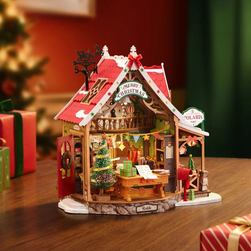 Rolife Polaris Post DIY Miniature House Wooden Model Kit DG187