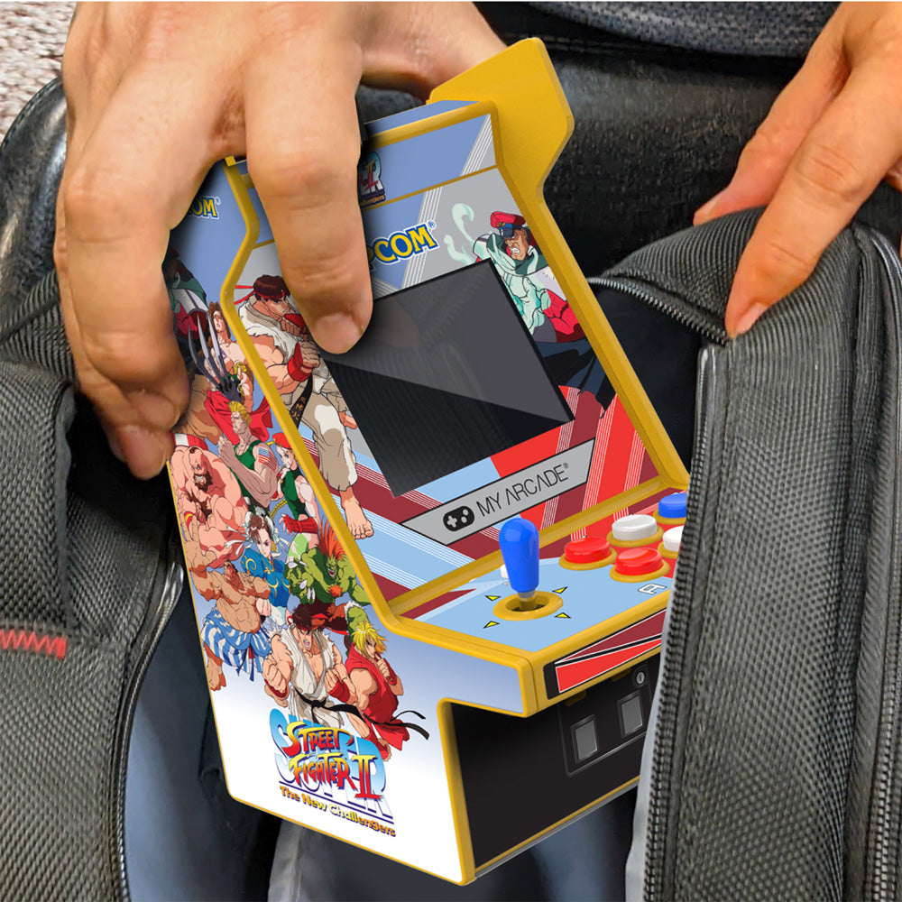 My Arcade Super Street Fighter II Micro Player Pro 6.7" Portable Retro Arcade