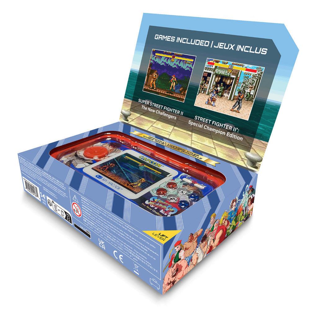 My Arcade Super Street Fighter II Pocket Player Pro Portable Gaming System