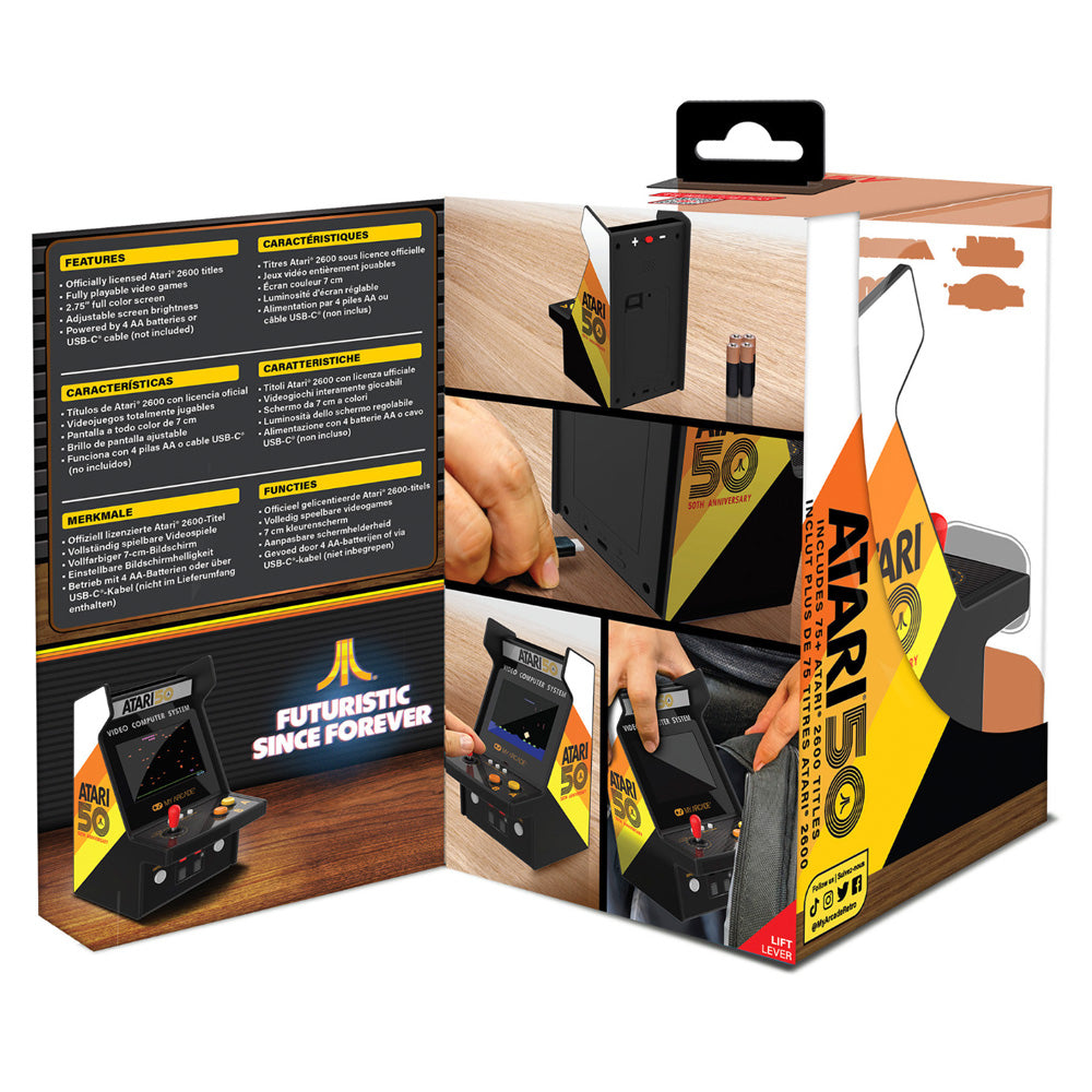 My Arcade Atari Micro Player Pro 6.7" Portable Retro Arcade (100 Games in 1)